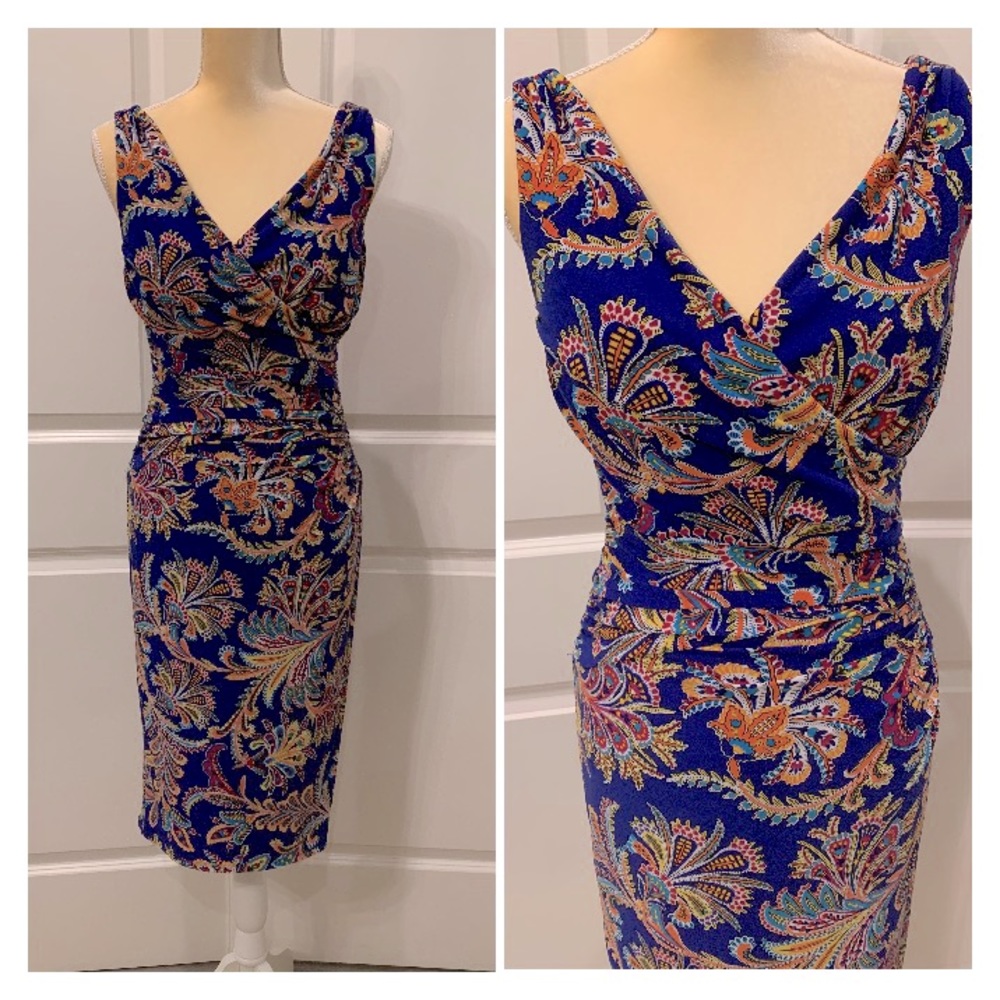 Ralph Lauren pullover surplice knee length Sz 4